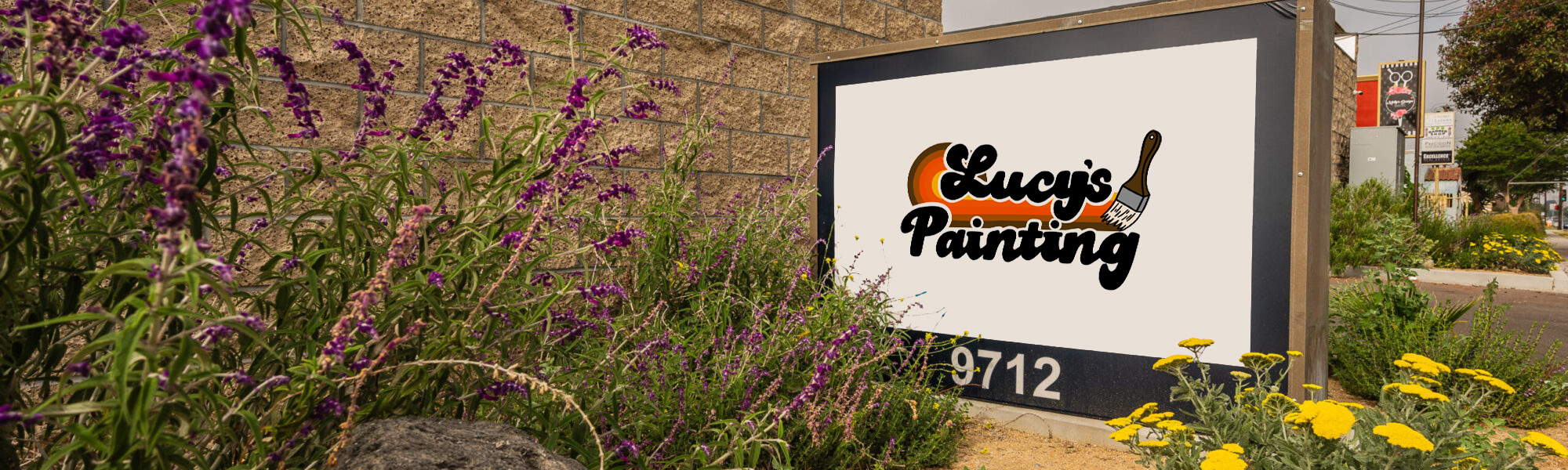 Lucy's Logo on Sign